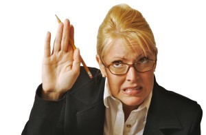 person asking question